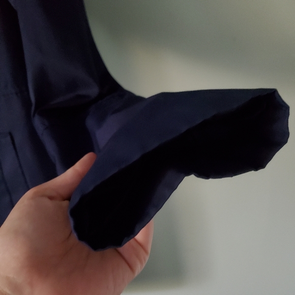 Navy blue Nautica rain jacket size medium - Picture 7 of 11